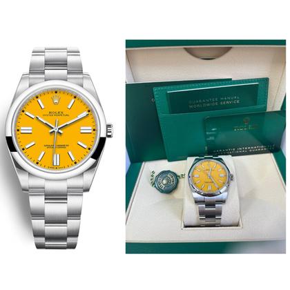 Rolex Oyster Perpetual 36 – Cadran Jaune