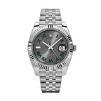 Rolex Datejust 'Wimbledon' Stainless Steel Slate Dial Jubilee