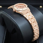 Audemars Piguet Royal Oak Mini Frosted rose Gold Quartz