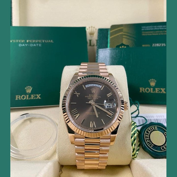 Rolex Day-Date 40 Day-Date 40mm Chocolate Dial