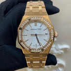 Audemars Piguet Royal Oak Yellow Gold Diamond Bezel Warranty Card