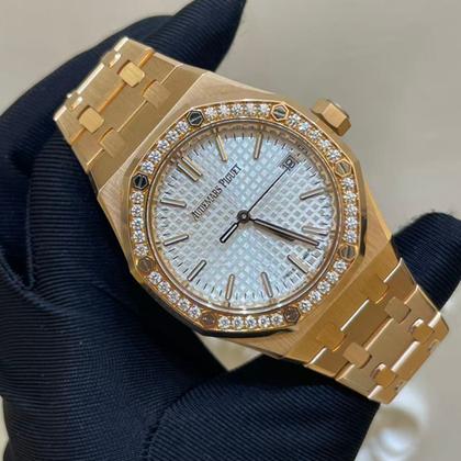 Audemars Piguet Royal Oak Yellow Gold Diamond Bezel Warranty Card