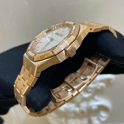 Audemars Piguet Royal Oak Yellow Gold Diamond Bezel Warranty Card