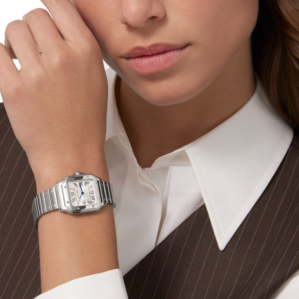 Cartier Santos Galbée Quartz - White Dial