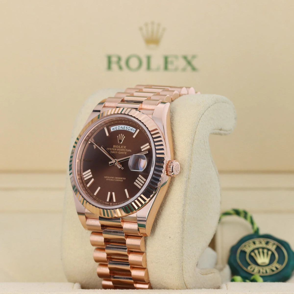 Rolex Day-Date 40 Day-Date 40mm Chocolate Dial