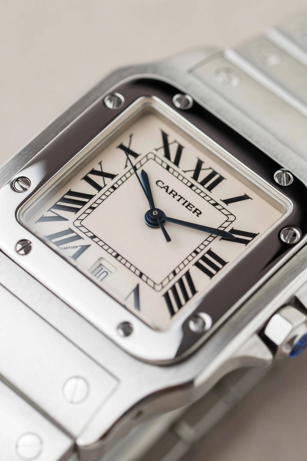 Cartier Santos Galbée Quartz - White Dial