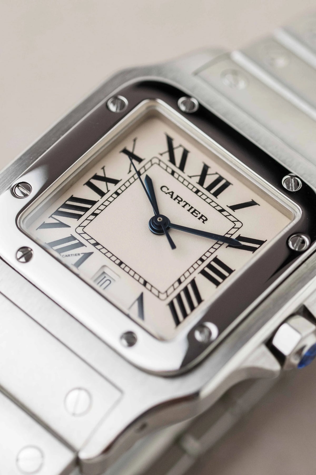 Cartier Santos Galbée Quartz - White Dial