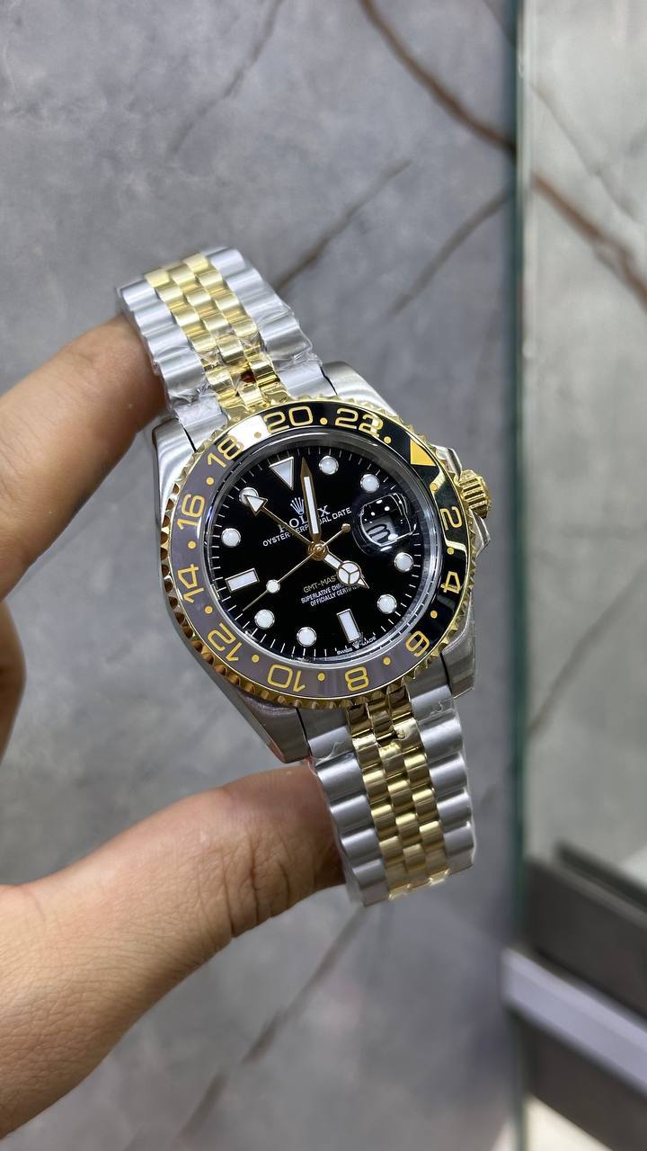 Rolex GMT-Master II Oyster, 40 mm, acier Oystersteel et or jaune