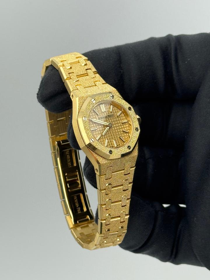 Audemars Piguet Royal Oak Mini Frosted Gold Quartz