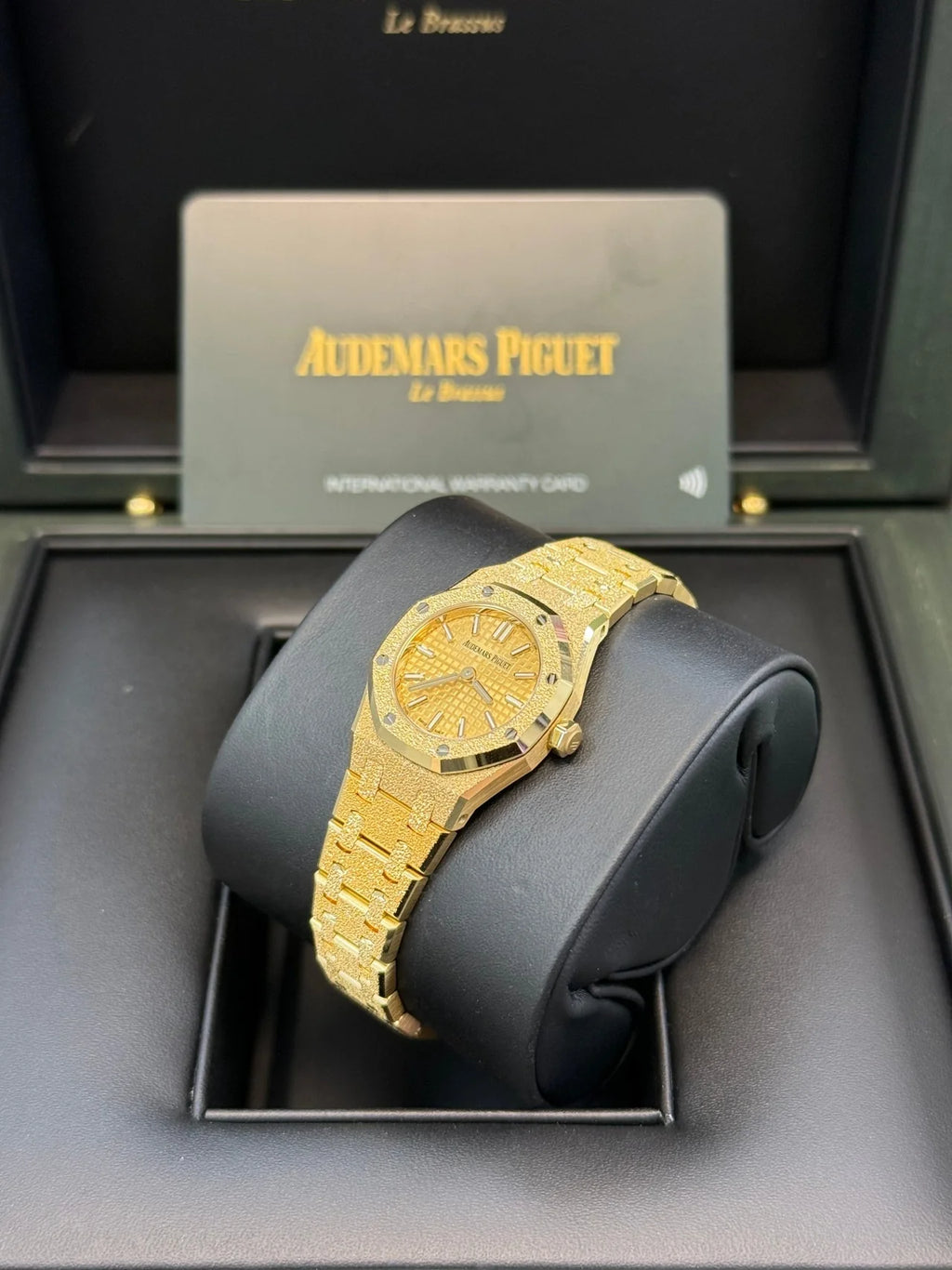 Audemars Piguet Royal Oak Mini Frosted Gold Quartz