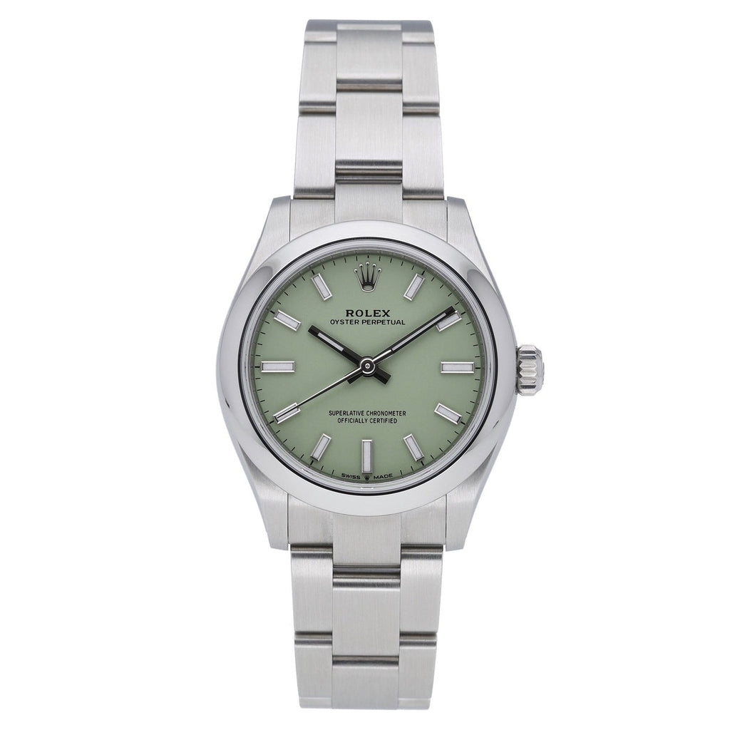 Oyster Perpetual 41 Oystersteel Pistachio-Green Dial Référence: ROLEX FEMME