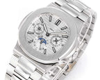 Patek Philippe Nautilus – Silver Opaline
