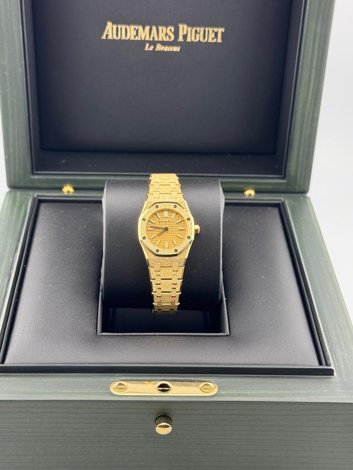 Audemars Piguet Royal Oak Mini Frosted Gold Quartz